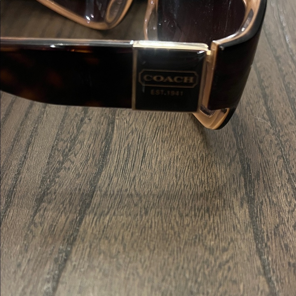 Coach Delphine S443 Tortoise Sunglasses with Case - Picture 5 of 7